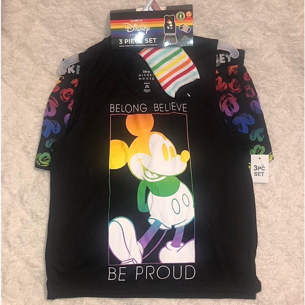 DISNEY MICKEY MOUSE PROUD PJ SET 🌸